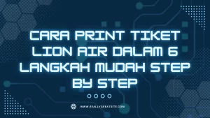 print tiket Lion Air